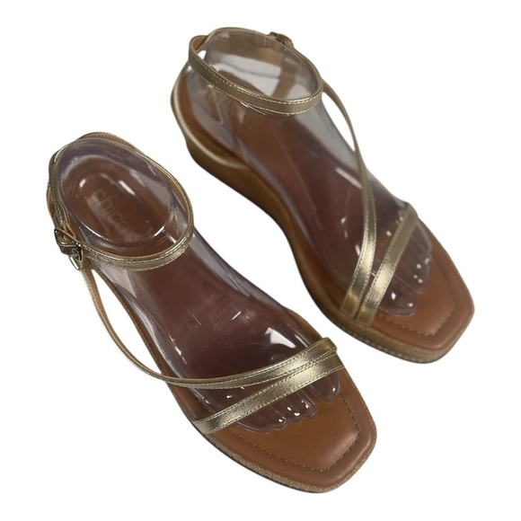 Chicos Women’s Carolina Champagne Platform Espadrille Sandals - Picture 8 of 9